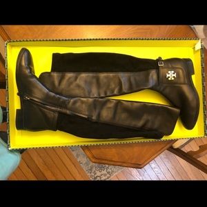 Tory Burch Wyatt Over the Knee Leather Boots!